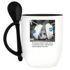 Кружка с ложкой