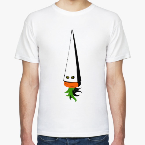 Футболка с принтом предвзятая морковь