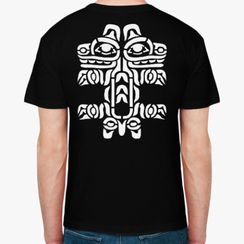 Футболка с принтом Аляска - стиль - тотем - север - Америка