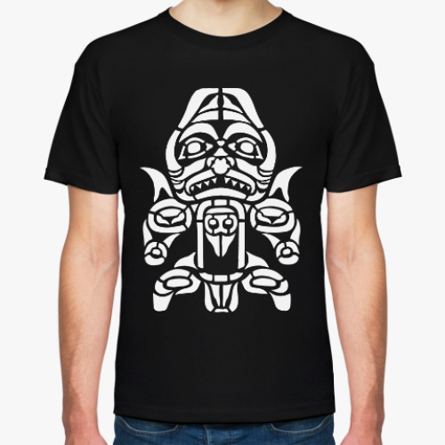 Футболка с принтом Аляска - стиль - тотем - север - Америка