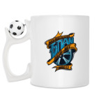 Кружка с футбольным мячиком