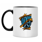 Кружка двухцветная