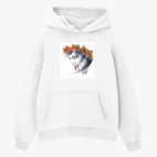 Толстовка худи оверсайз