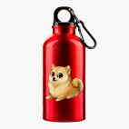 Металлическая бутылка 400 мл UV-DTF