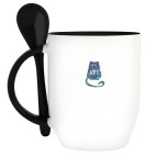 Кружка с ложкой