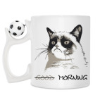 Кружка с футбольным мячиком