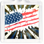 Американский флаг. Гранж.