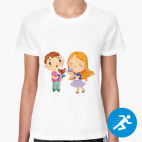 Женская спортивная футболка