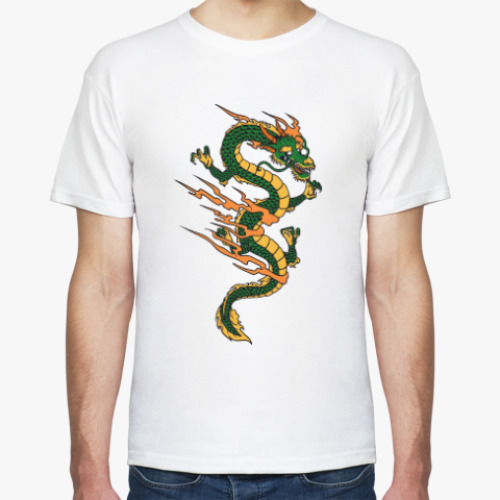 Футболка с принтом Дракон