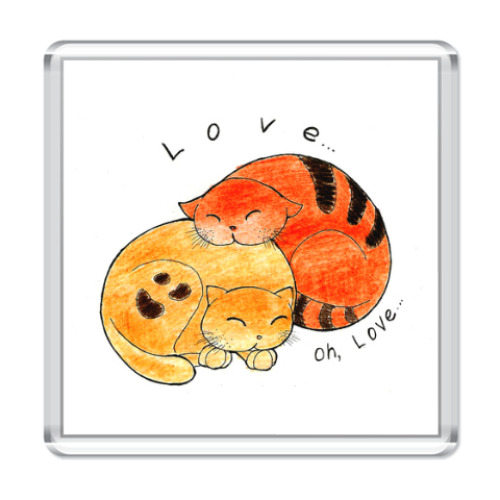 Магнит котики