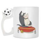 Кружка с футбольным мячиком