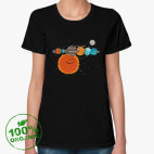 Женская футболка органик