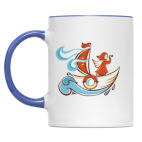 Двухцветная кружка Апельсинка