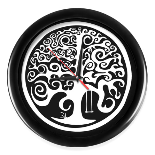 Настенные часы с принтом Deadwood