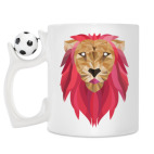 Кружка с футбольным мячиком