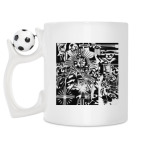 Кружка с футбольным мячиком