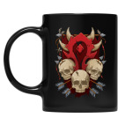 Кружка цветная UV-DTF