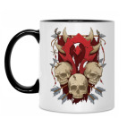 Кружка двухцветная