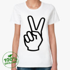 Женская футболка органик