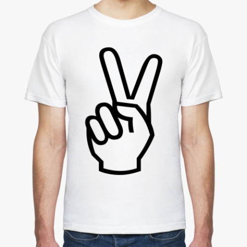 Футболка с принтом Peace