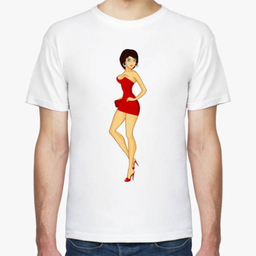 Футболка Lady in Red