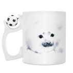 Кружка с футбольным мячиком