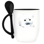 Кружка с ложкой