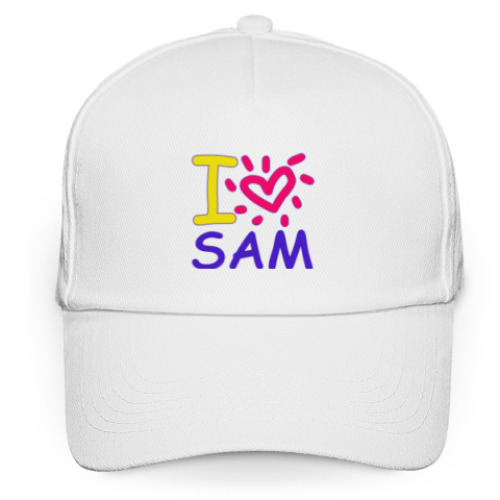 Кепка бейсболка с принтом Supernatural - I love Sam