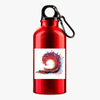 Металлическая бутылка 400 мл UV-DTF