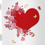 Сердце в розах