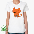 Женская футболка органик