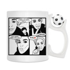 Кружка с футбольным мячиком