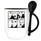 Кружка с ложкой