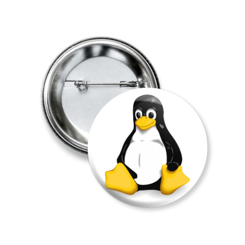 Значок 37мм Linux