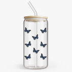 Банка с бамбуковой крышкой