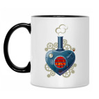 Кружка двухцветная