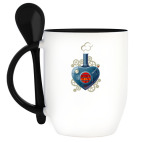 Кружка с ложкой