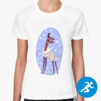 Женская спортивная футболка