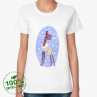 Женская футболка органик