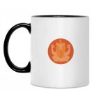 Кружка двухцветная