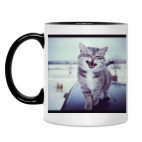 Кружка двухцветная