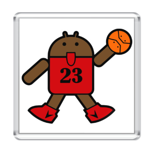 Магнит с принтом Jordan Android