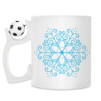 Кружка с футбольным мячиком