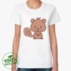 Женская футболка органик