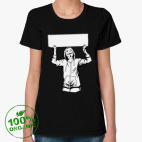 Женская футболка органик