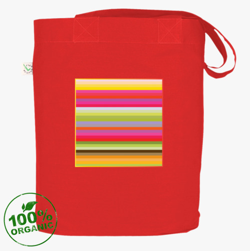 Сумка шоппер с принтом Флюид