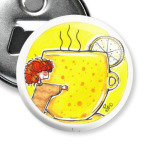 Желтая чашка