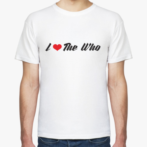 Футболка I love The Who