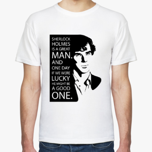 Футболка с принтом Шерлок(Sherlock)