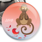 Обезьянка Доброго Нового 2016 года